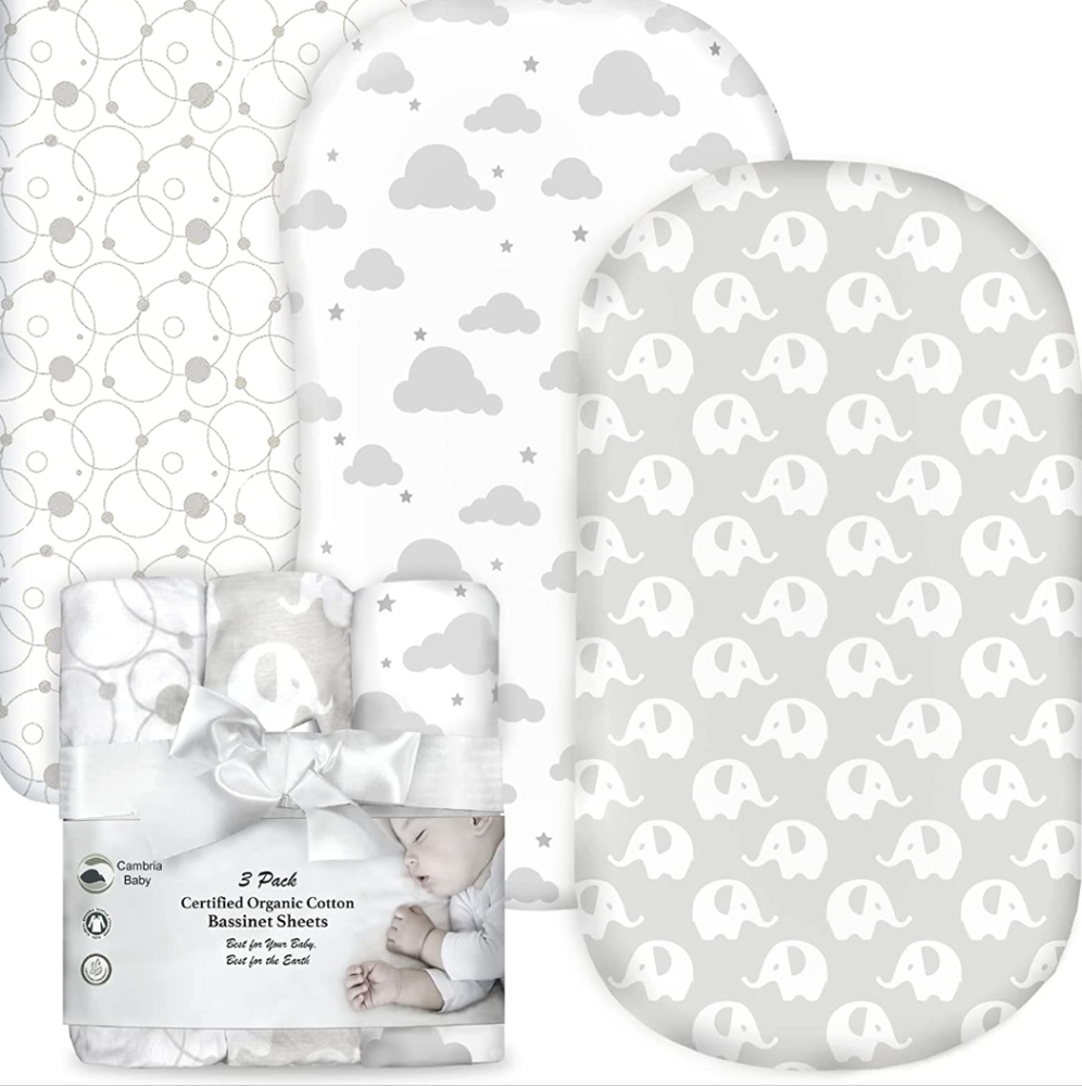 Organic Cotton Bassinet Sheets